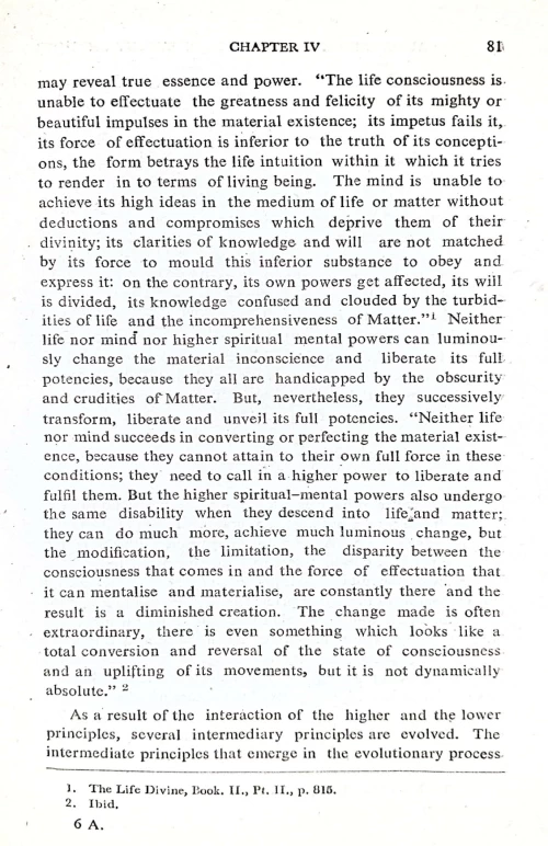 Sri Aurobindo and Theories of Evolution